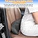 Mandark Car Seat Cushion, Memory Foam Vehicle Driver Seat Pad for Back & Sciatica Pain Relief, Comfortable Lumbar pillow for Driving, Office Chair, Wheelchair, Universal for SUV, Truck, RV (Dark Gray)