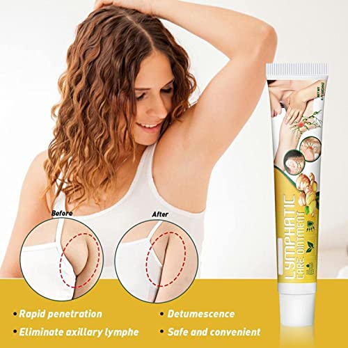 Pomada de Gengibre - Extratos Naturais de Pomada de Gengibre Lymphcare de Absorção Rápida,Gengibre G