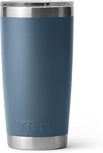 Miniatura 89 de YETI Rambler - Vaso de acero inoxidable con aislamiento al vacío de 20 onzas con tapa MagSlider verde azulado (Agave Teal)