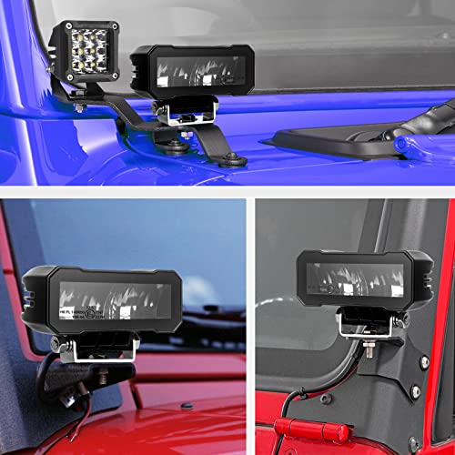 4.6'' Led Pod Lights For Truck, 50W Off-Road Led Cube Fog Lights, 12V Driving Rigid Lights For Trailer Motorcycle Atv Utv Marine Tailgate Jeep #TOP1