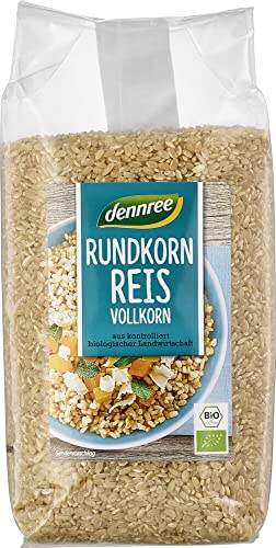 dennree Bio Rundkornreis Vollkorn (1 x 1 kg)