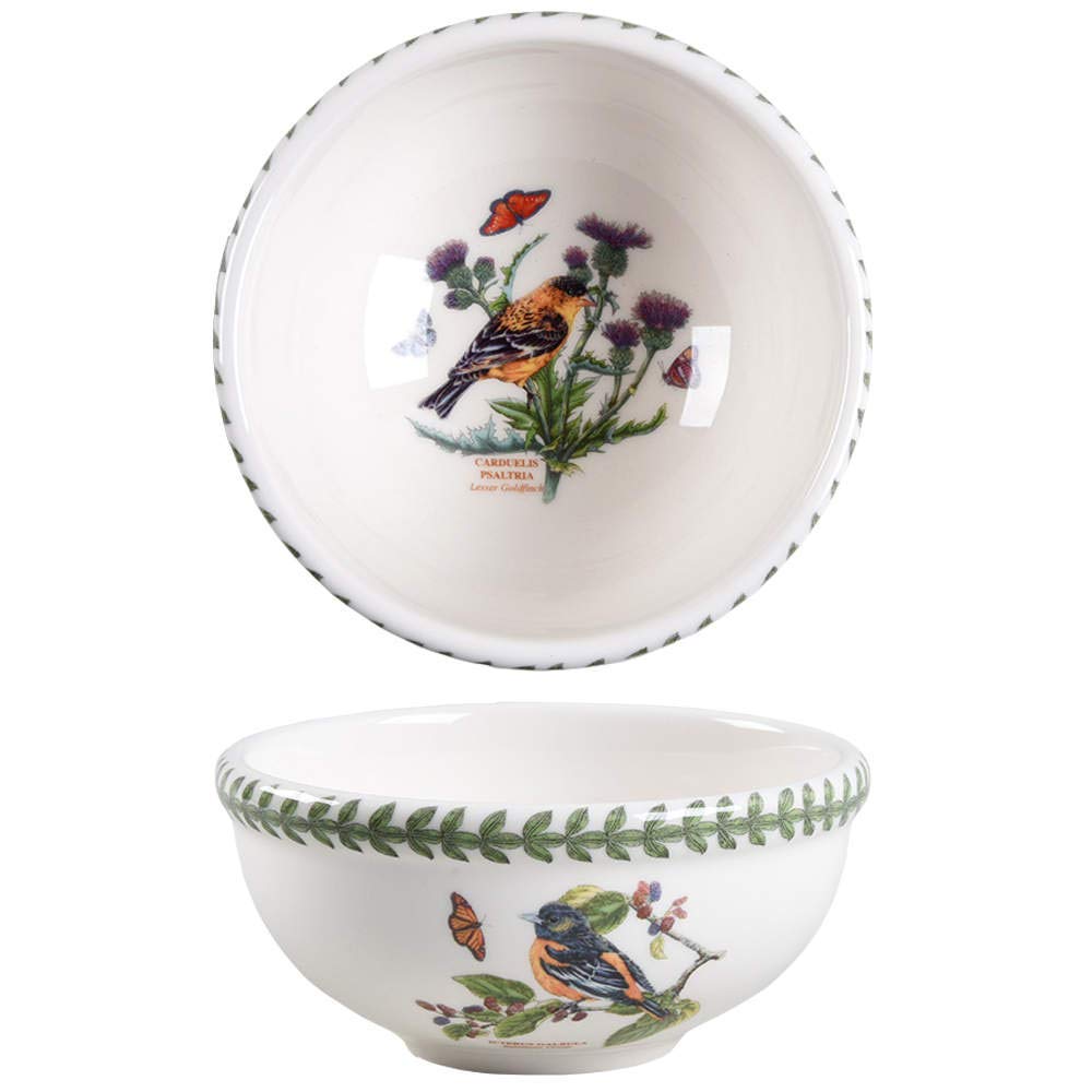 Portmeirion Botanic Garden Birds Salad Dessert Fruit Bowl