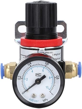 Decompression Valve Air Compressor Pressure Regulator with 8mm Connector Air Pump Treatment Fitting Compressed Air Regulator