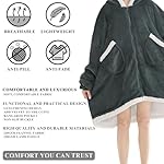 Topcee-Oversized-Blanket-Hoodie-Sweatshirt-with-Zip-Cozy-Warm-Hooded-Sherpa-Fleece-Wearable-Blanket