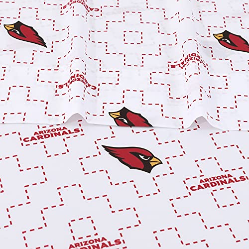 Cathay Sports Official Nfl Licensed Arizona Cardinals "Status" 4-Piece Bed In A Bag Comforter & Sheet Set – Twin/Twin Xl, (Fcm50001Ari-Ttxl) #TOP7