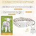 Yeyeplum Goat Collars with Bells, Sheep Grazing Copper Bells and Adjustable Nylon Collar Set Loud Bronze Bell for Spring Summer Small Farm Animal Sheep Cow Dog Accessories(Wildflower)