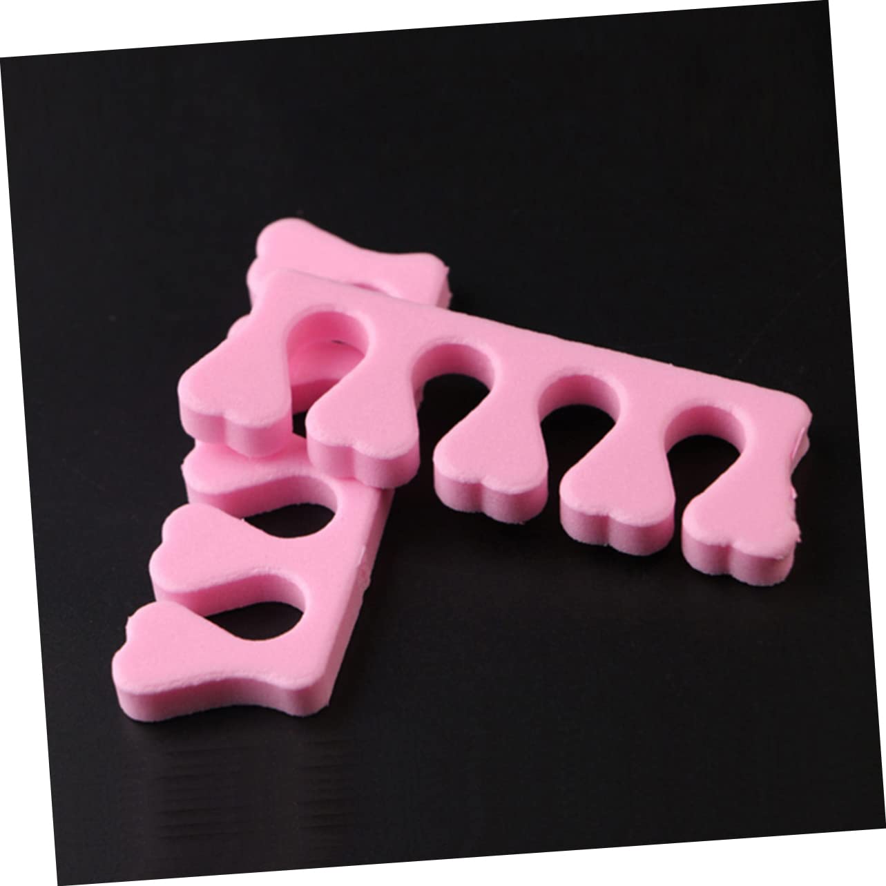 Didiseaon Nail Toe Separators 20 Pack Sponge Grabber for Nails Toe Dividers Comfortable Use Random Color