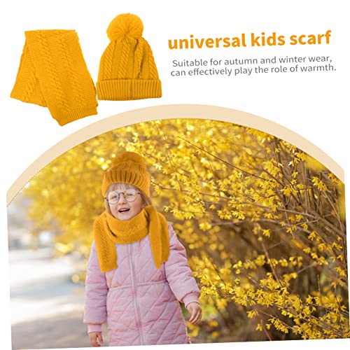 Homoyoyo Knitted Hat and Scarf Warm and Comfortable Winter Headgear Simple Design for Autumn and Winter Wear3
