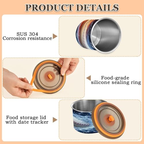 Envase hermético acero inoxidable 500ml para café miniatura 4