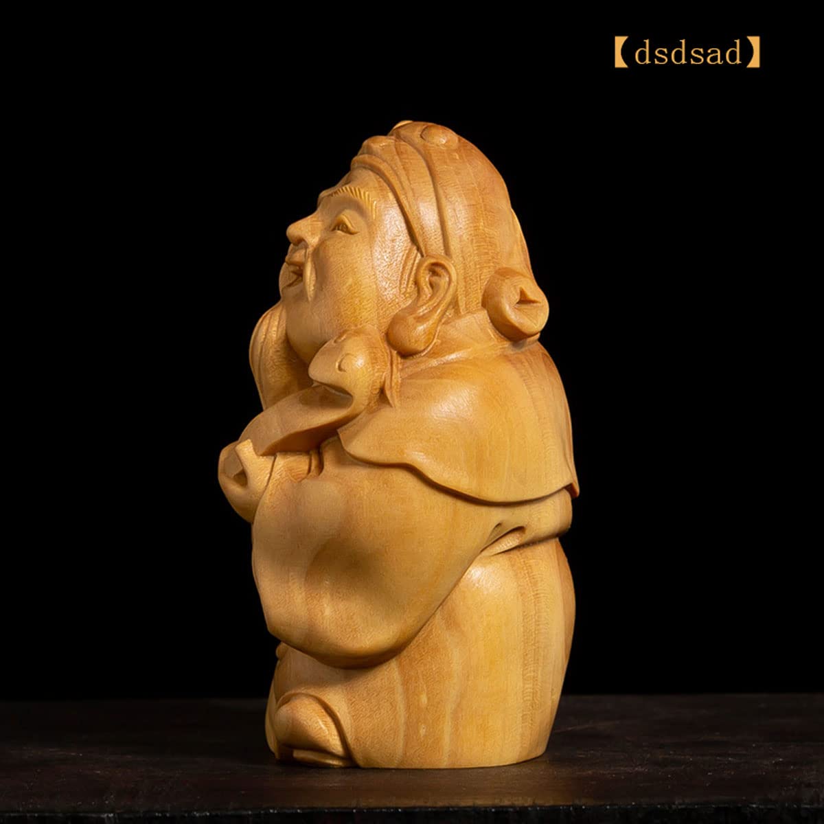 Amazon｜仏像 ミニ 可愛い 福の神 高級天然ツゲ木彫り 七福神置物 美術