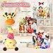 MIAODAM Dancing Talking Giraffe Stuffed Animals, Singing 10 Children's Song, Repeats What You Say, Colorful Glowing Giraffe Plush Baby Toys for Toddlers 1-3 Years，Easter Day Gifts for Kids