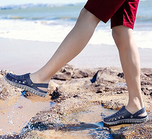 beister Mens Garden Clogs Mules, Anti-Slip Water Shoes Breathable Sandals Slippers Outdoor, Beach, Shower - Thumbnail 4