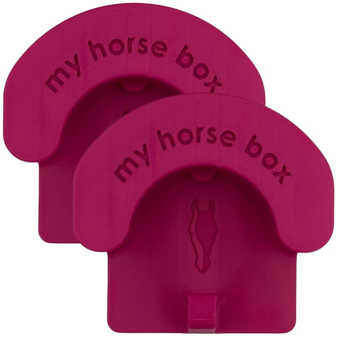 My Horse Box - Magnetic Bridle Holder - Pack of Two Pink