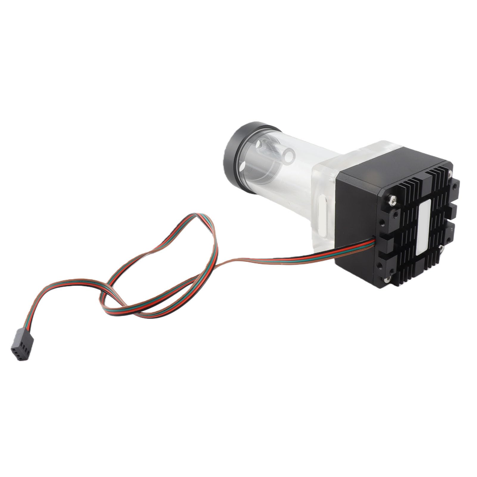 800L / H 8W 7V Tanque de la Bomba de Refrigeración por Agua con 4 Metros Cabeza de Bomba y LED Indicador de Alimentación G1 / 4 Rosca Disipación de Calor Rápida CPU (Negro (17cm))