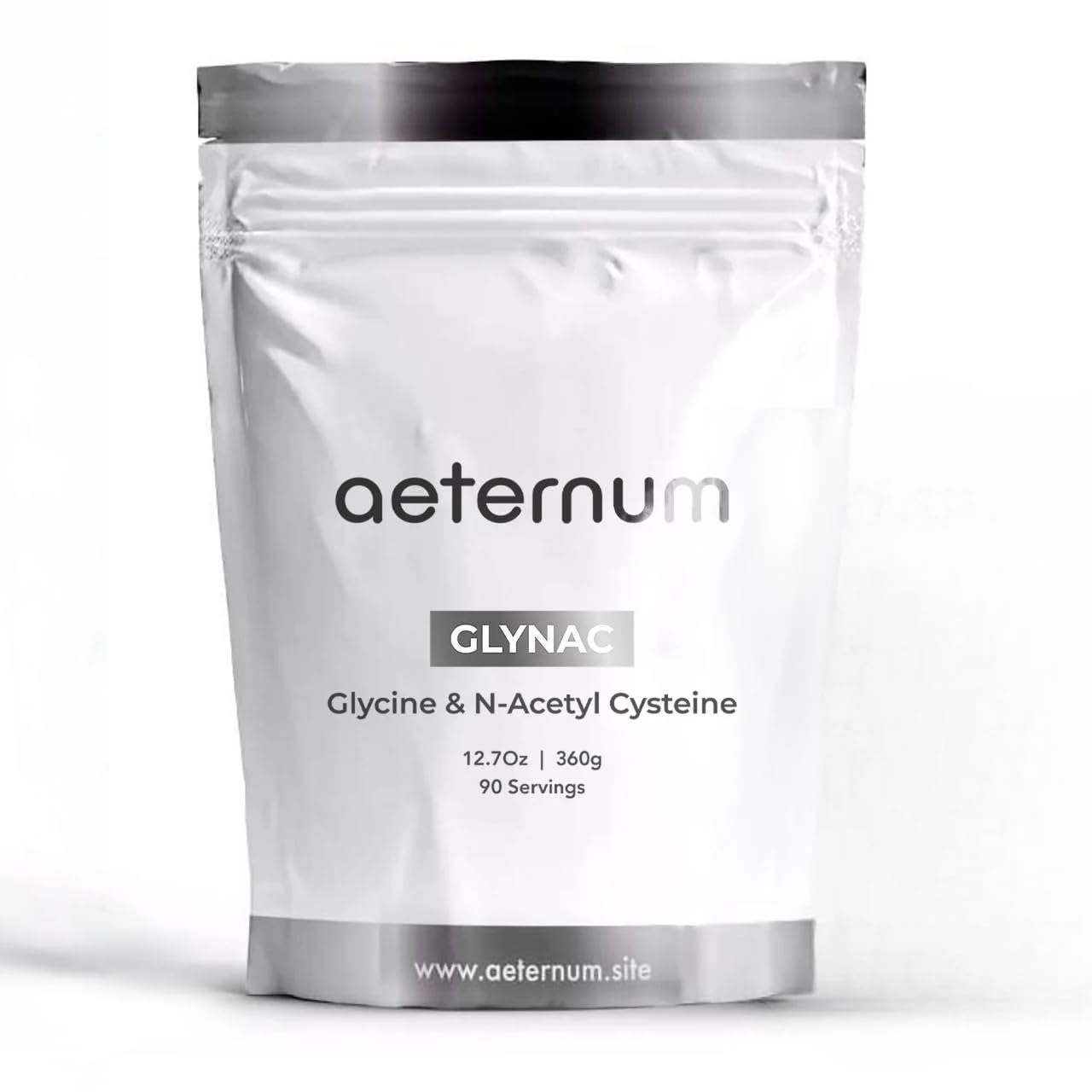 Aeternum Poudre de GLYNAC 360 g, glycine et N-acétyl-L-cystéine, 4 g par portion