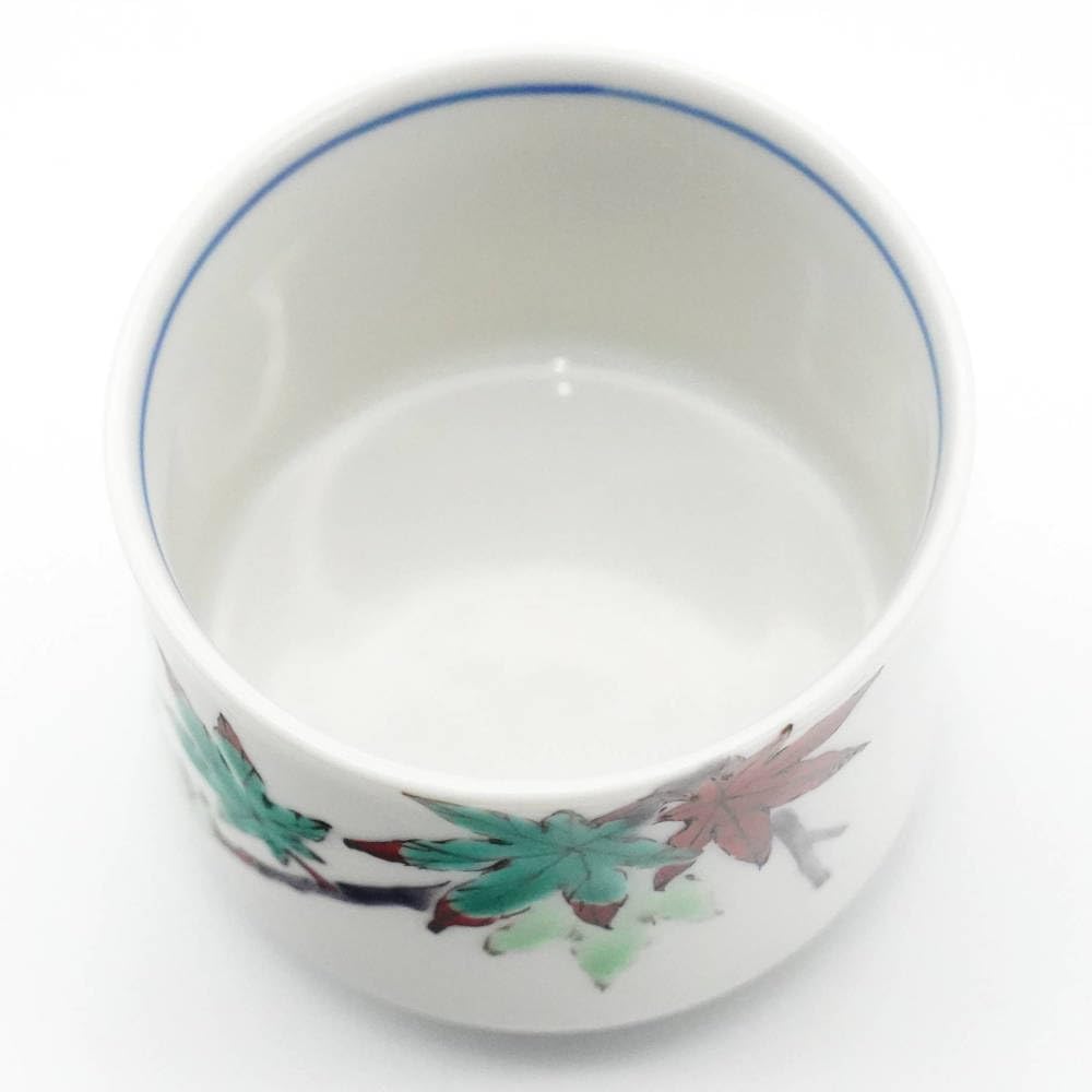 Amazon.co.jp: 九谷焼 大志窯 ぐい呑み 紅葉 磁器 日本製 径5.8cm×高さ