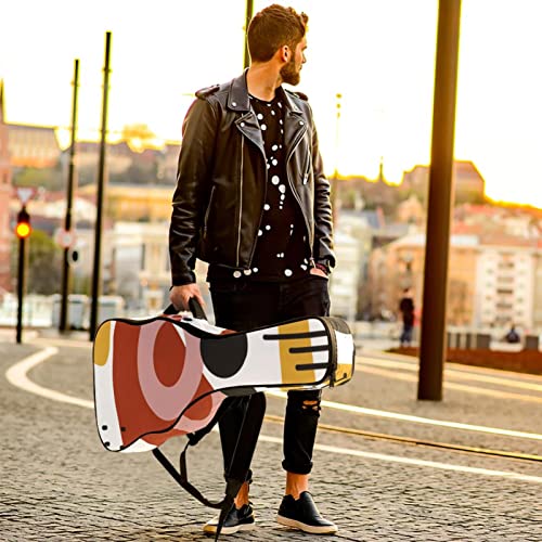 Housse étanche pour guitare acoustique avec double bandoulière et poche Motif graffiti, Multicolore 10., 42.9×16.9×4.7… - Les Beatles, Paul McCartney, John Lennon, RIngo Starr, George Harrison Housse étanche pour guitare acoustique avec double bandoulière et poche Motif graffiti, Multicolore 10., 42.9x16.9x4.7… – Image 7