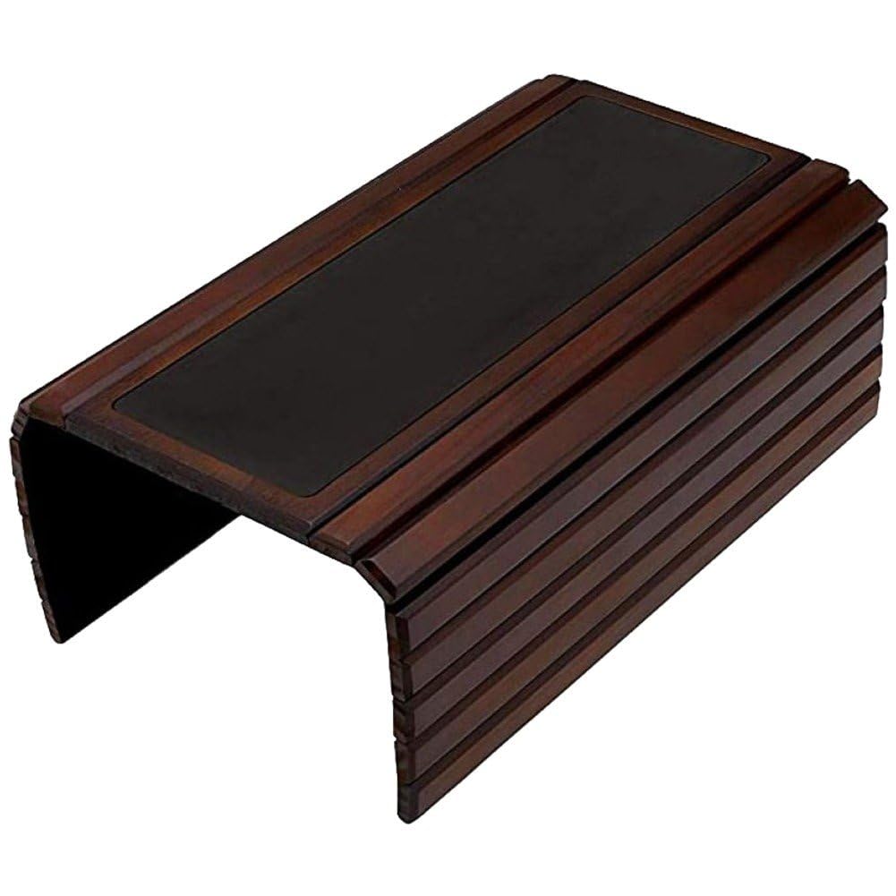 Plateau de bras de canapé en bois pliable et antidérapant