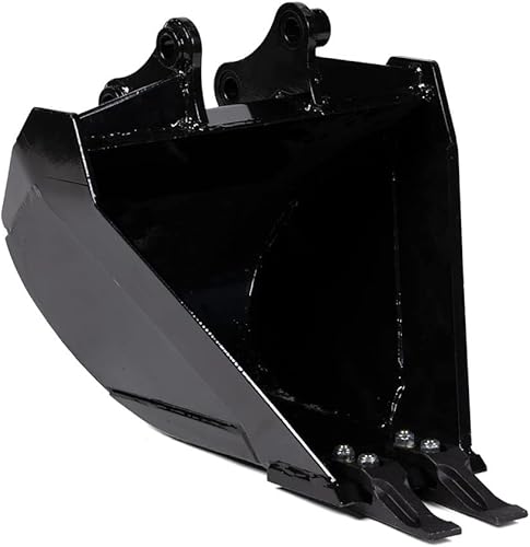 Titan Attachments Cubo V-Ditch de 12 pulgadas para retroexcavadora de 3 puntos, cubo de repuesto