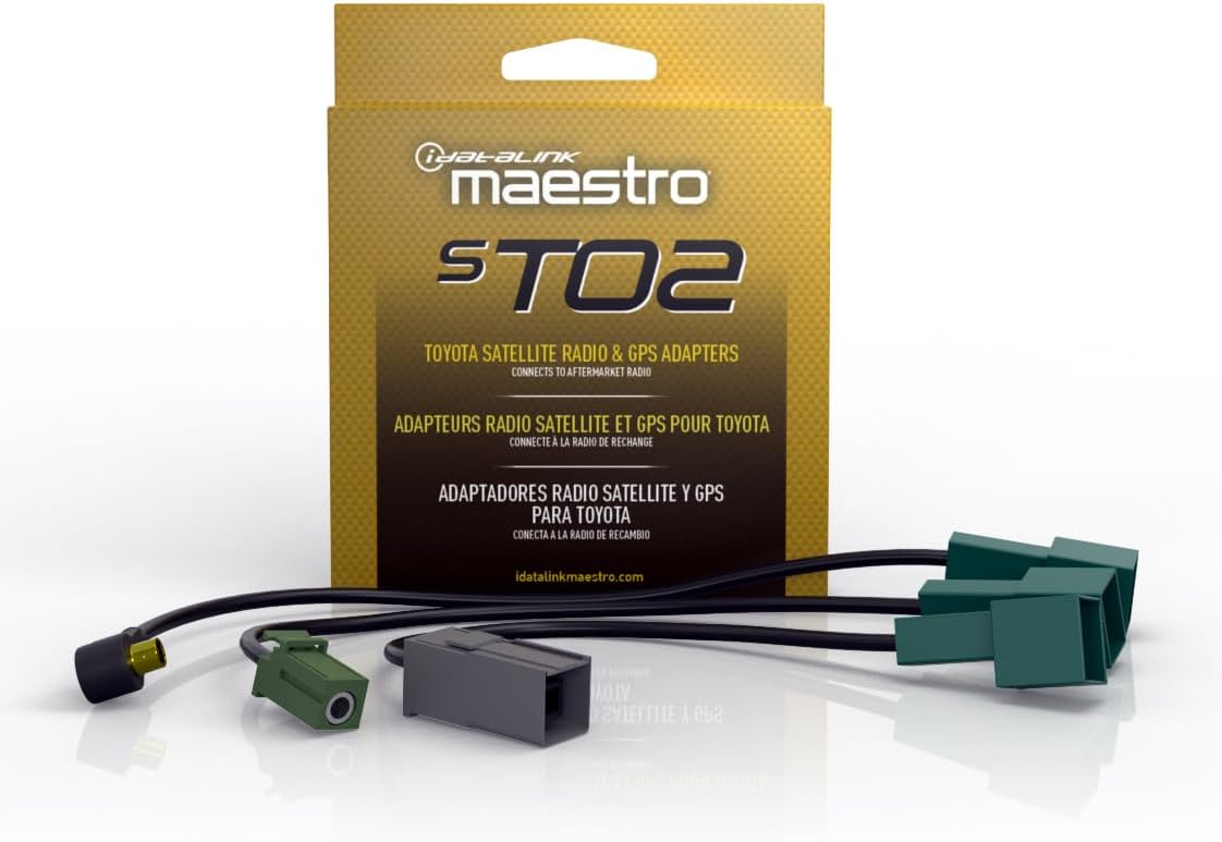 Maestro Acc-SAT-TO2 Sat Radio and GPS Antenna adaptors for TO2 Vehicles
