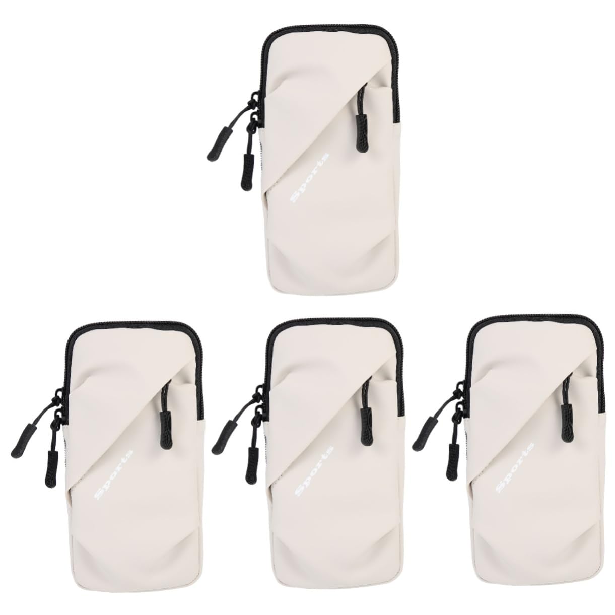 jojofuny 4pezzi Borsa Da Braccio Per Smartphone Porta Telefono Per Corsa Pouch Per Attività Sportive Facile Da Indossare e Adatta Tutti Modelli