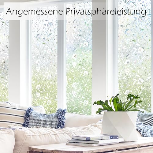 KROMAPOLIS Window Film Privacy, Thermal Window Vinyl Glass Covering Privacy Film for Glass Windows Frosted Stickers Tulip - 30x400cm - Image 4