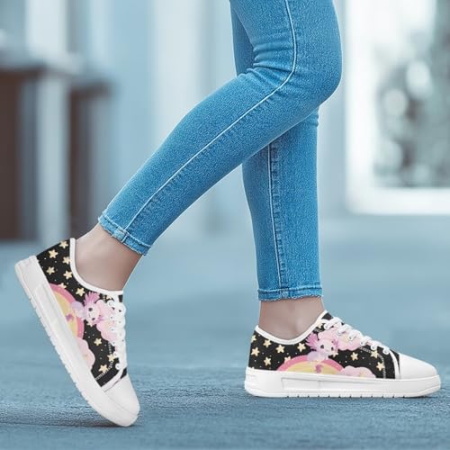 Womens Loafers Shoes Casual Slip-On Canvas Shoes Breathable Sneakers for Women Low Top Sneakers 5.5-13.54