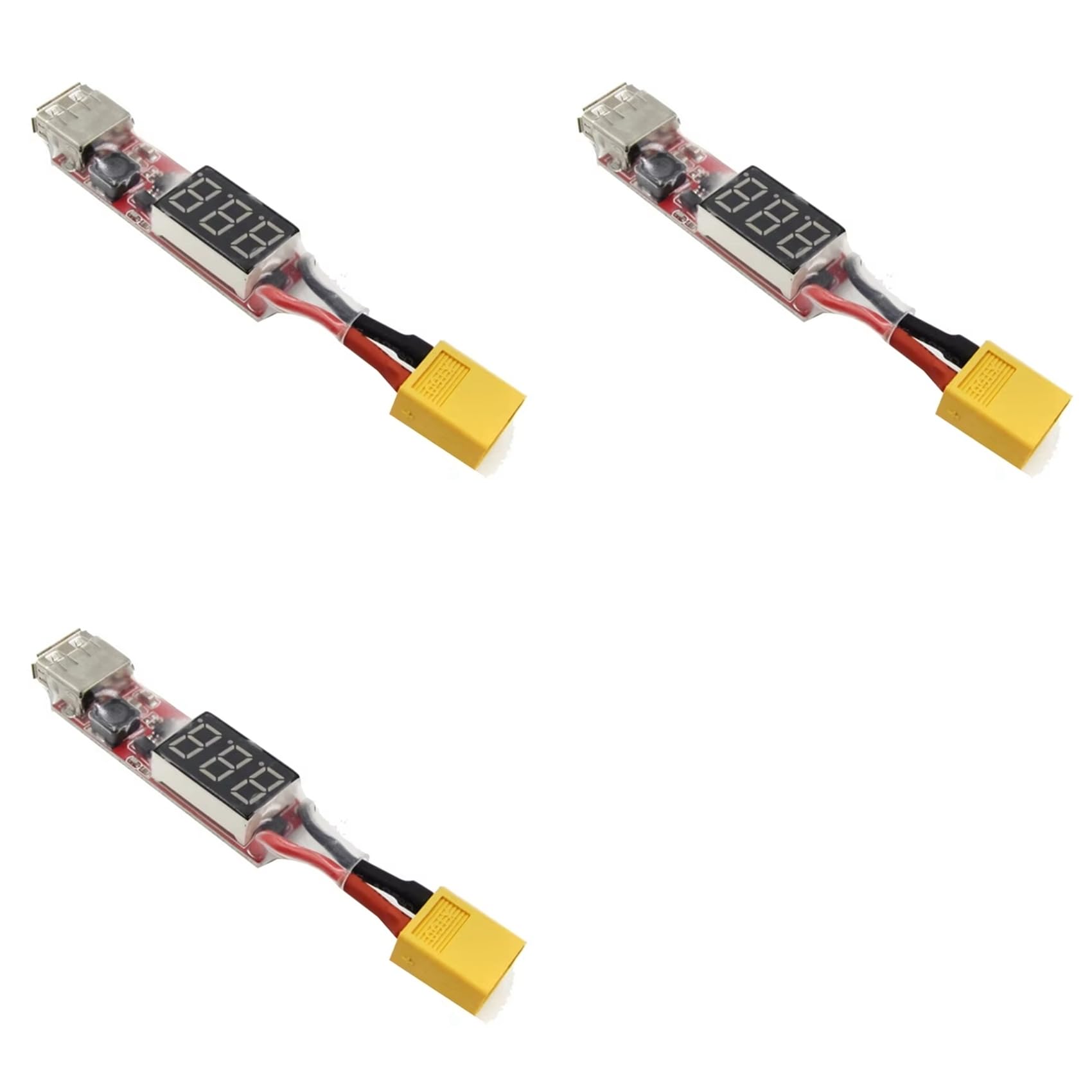 Adaptador Lipo 2S-6S a USB con voltímetro para proteger tu teléfono 8