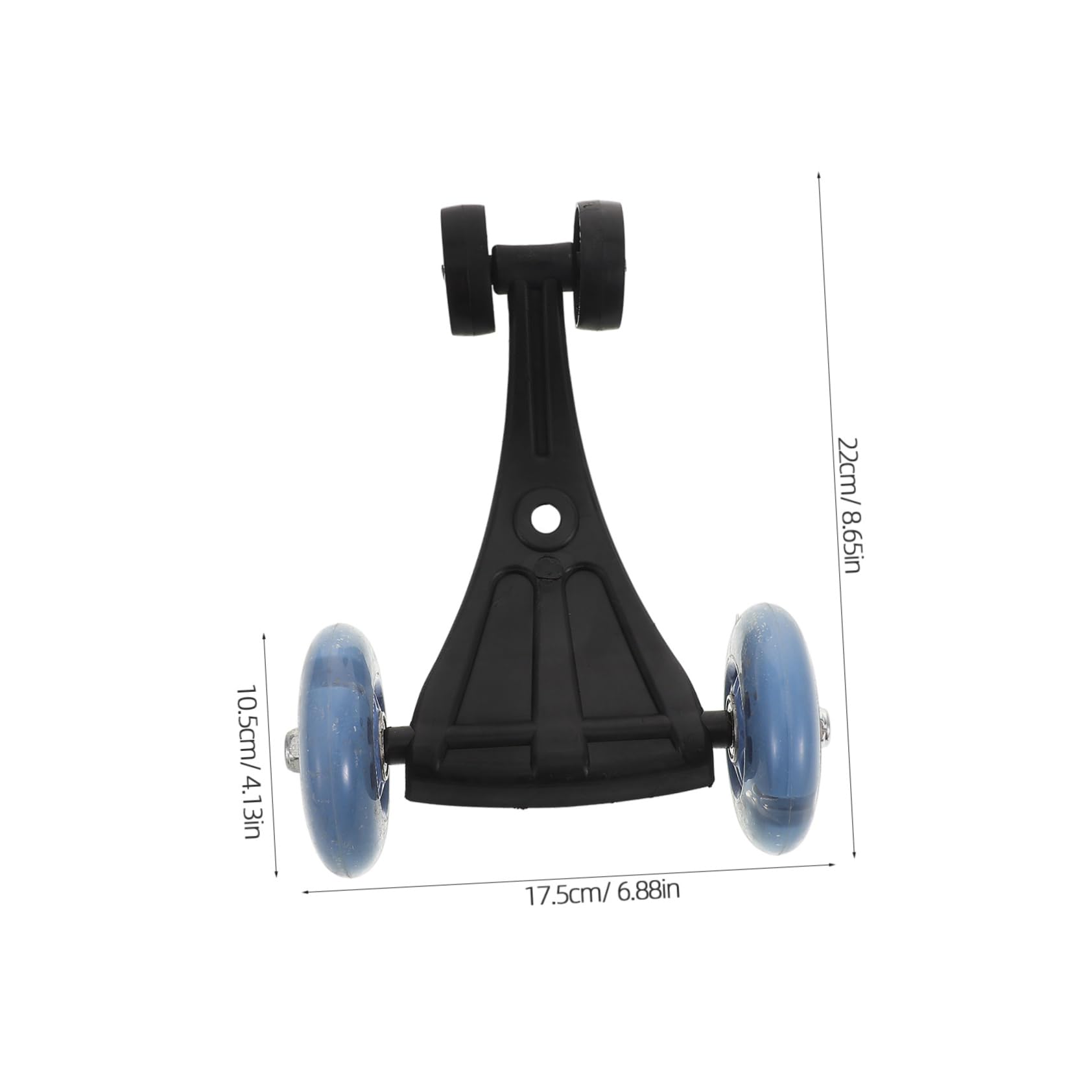 BESPORTBLE Car Wheel Replacement Plastic Wheels for Ride Easy Installation High Resilience Multi Use Caster Accessory for Smooth Skating Experience