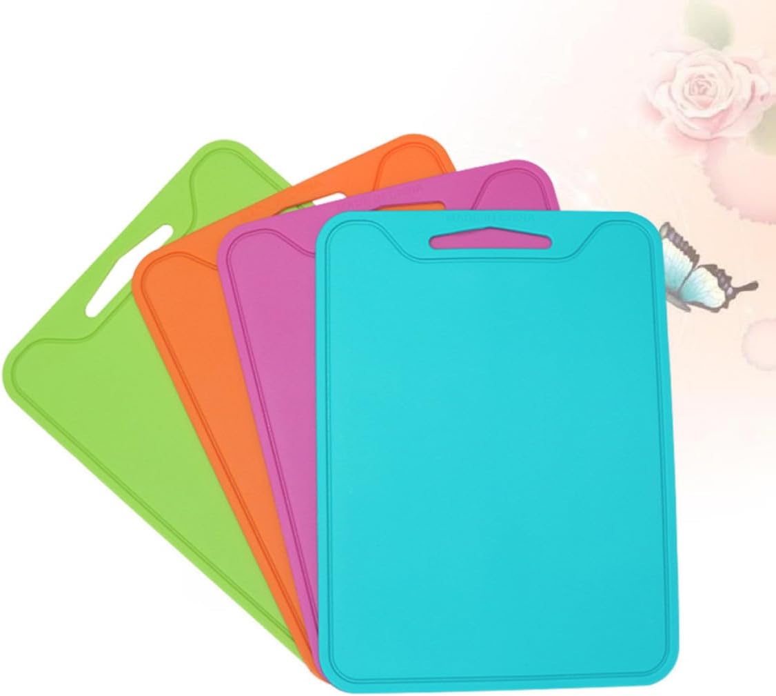 Flexible Silicone Chopping Board Mats Set for Picnic and Boat Use