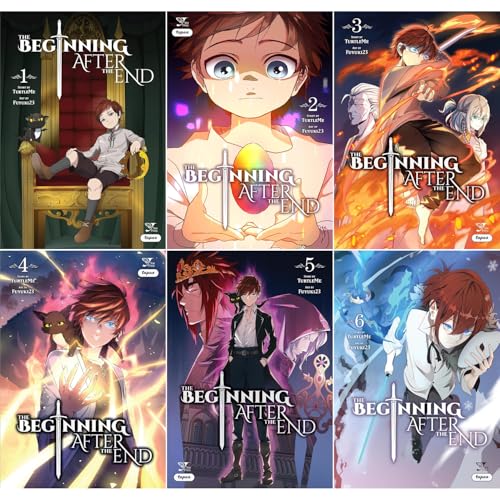 Image of The Beginning after the End Comic Series 6 Books Set Vol 1-6 By TurtleMe
