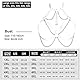 Plus Size Body Harness BH Damenmode Unterwäsche Punk Hollow Cupless BH Punk Gothic Karneval Tanzkostüm