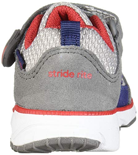 Stride Rite Baby-Boy's Made2Play Indy Athletic Sneaker, Navy/Grey, 9 W US Toddler3