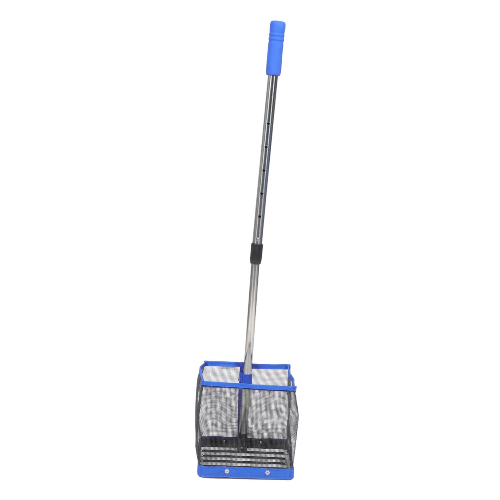 UPKOCH Raccoglitore in Metallo e Nylon, Design Regolabile Struttura Semplice Manico Telescopico di Palline da Ping Pong per Allenamento e Raccolta Comoda