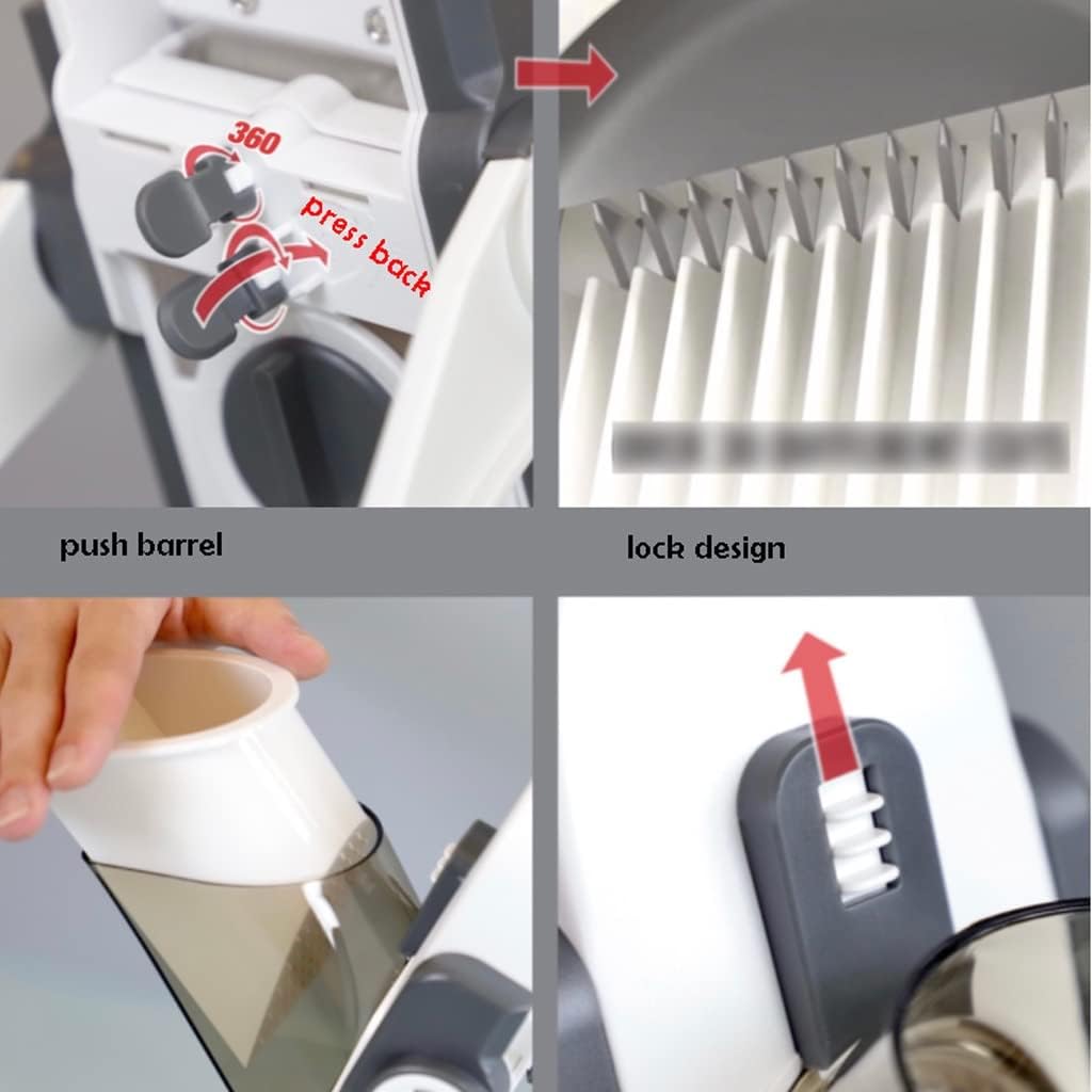 French Fries Machine Multifunctional Vegetable Cutter Household Kitchen Grater Potato Shredded French Fries Slicer Vegetable Cutter French Fry Cutter (Color : D)