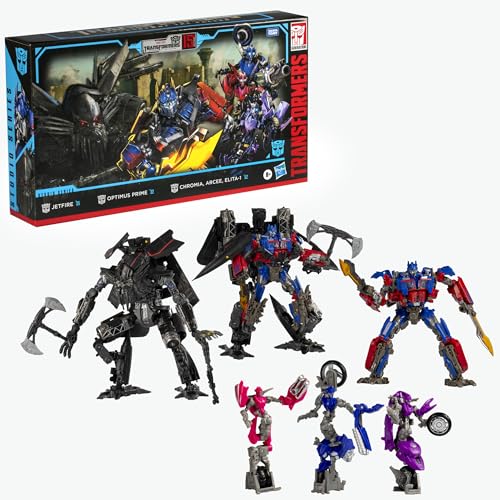 Transformers G02945S1 Toys Studio Series Revenge Of The Fallen 15Th Anniversary Autobot Multipack, Optimus Prime, Jetfire, Chromia, Elita-1, Arcee, 5 Action Figures thumb #2