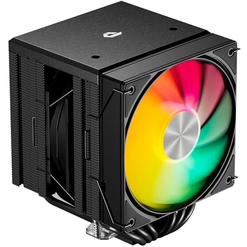 upHere gaming ARGB Refroidisseur CPU,Dual Tower 6 Heat Pipes CPU Cooler,120MM RGB Ventilateur PC,Sans Enlever le Ventilateur pour l'installer,CPU Cooler,pour Ventirad AM4 AM5/Intel 2011/2066,UE2KC6