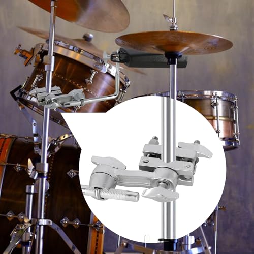 EASTROCK Cowbell Mount con Multi-Clamp y Tamborín miniatura 3
