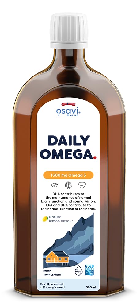 Daily Omega, 1600Mg Omega 3 (Natural Lemon) - 500 Ml.-image