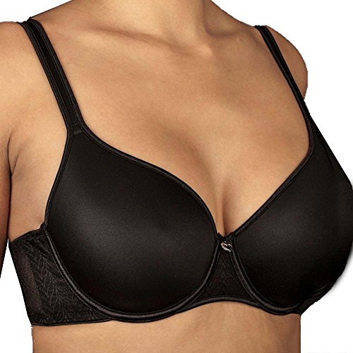 Selene, Sujetador para Mujer con Banda Anatómica, con Aro y Copa Spacer Transpirable Acolchada, Colección Fabiola, Color Negro, Talla 95C