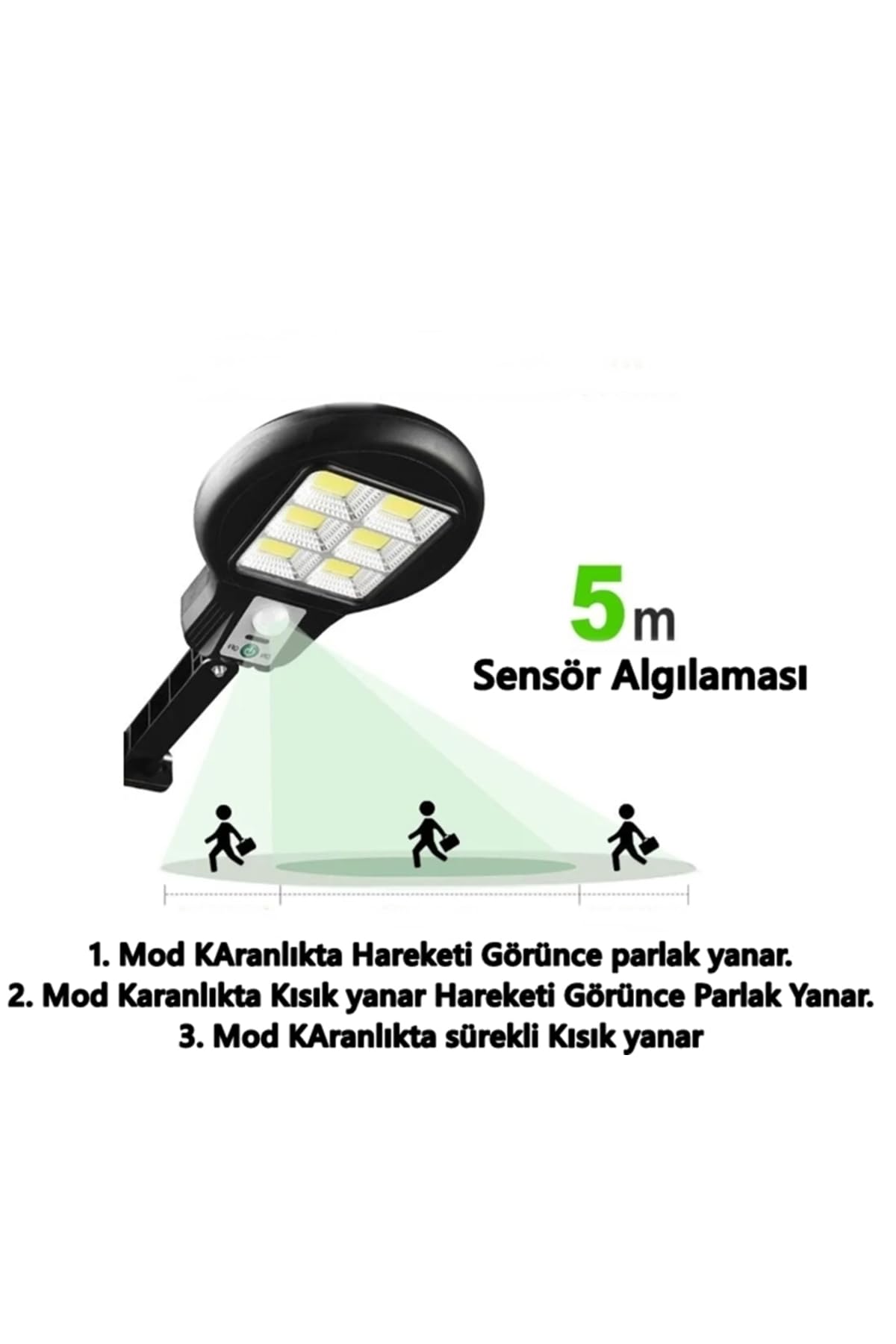gaman Güneş Enerjili Bahçe Lambası 182-6 Bahçe Aplik Bahçe Lambası Bahçe Aydınlatma Solar Sokak Lambası