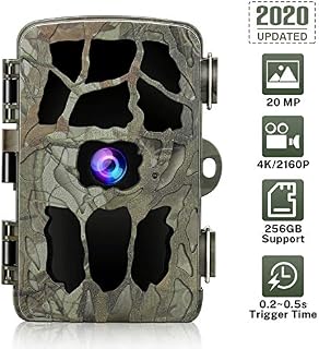GRM Trail Camera 20MP 4K Hunting Camera Waterproof Trail Vision Camera with Night