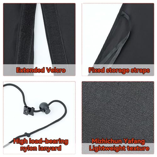 Generisch 2 Stück Autozelt Heckklappe Vorhänge, Sichtschutz Auto Trennvorhang für Vorder- & Rücksitz, Verdunkelung Sonnenschutz Auto Innenraum, Abnehmbarer Auto Vorhang, （Schwarz 80×70cm）