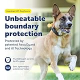 PetSafe Guardian GPS Dog Fence No Subscription Create Your Own Wireless Dog Fence Single-Yard Fence for Yards 3/4 Acres or Larger World's Safest GPS Dog Fence Tech New, Redesigned Collar