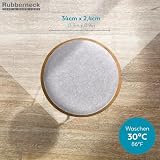 Rubberneck Zestaw 4 antypoślizgowych poduszek filcowych, okrągłe, poduszki