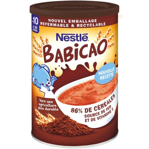 Nestlé Bébé - Babicao Chocolat dès 10 Mois - Boite métal de 400g