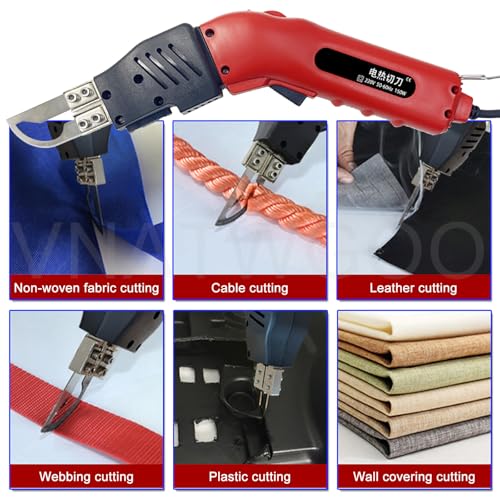 Professional Portable 80W Hot Knife, Electric Heating Cutter, for Non-woven Fabrics, Cables, Industrial