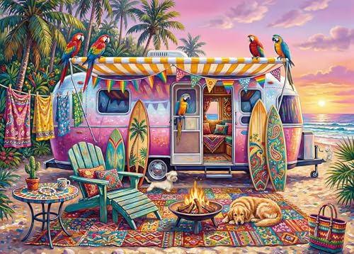 Puzzles 500 Pieces for Adults -Coastal RVs