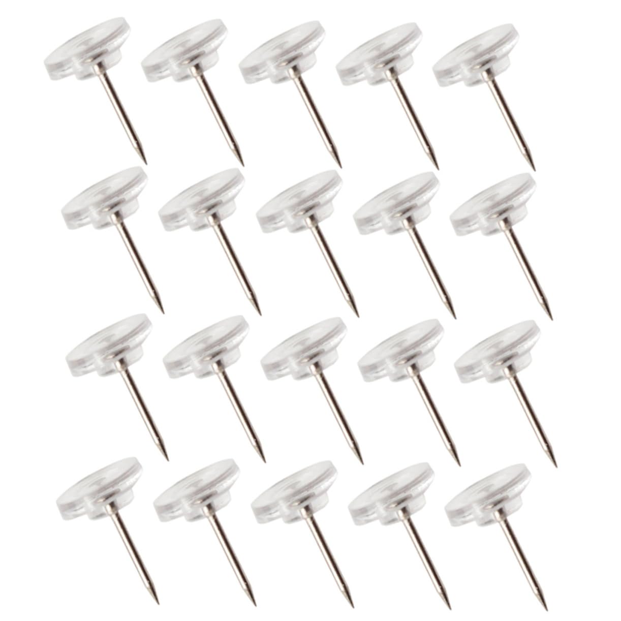 Operitacx 800 Pièces Punaise en liège Boite Rangement Boite de Rangement Panneau de liège punaises Mignonnes Accessoires pour Tableaux en liège en boîte en H décorer Appuyez sur l'ongle
