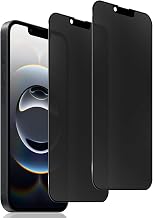 Anti-spy Matte Tempered Glass for iPhone 17e/16e/13/13 Pro/14 6.1 Zoll, 2 Pieces Anti-Spy Matt Screen Protector, 9H Hardness Anti-Fingerprint Privacy Film Anti-Glare
